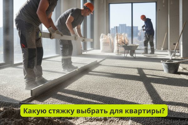 Какую стяжку для квартиры выбрать фото